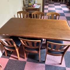 ダイニングセット６人掛けの画像