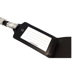 COACH コーチ　正規品　アメリカアウトレット仕入れ　ラゲッジタグ　シグネチャーキャンバス　新商品未使用の画像