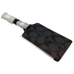 COACH コーチ　正規品　アメリカアウトレット仕入れ　ラゲッジタグ　シグネチャーキャンバス　新商品未使用の画像