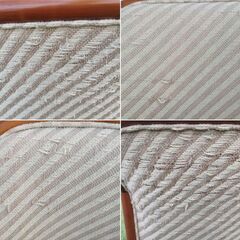 【在庫2脚】 カリモク ヴィンテージ ファブリックチェア ※ダメージあり　/MJ-1307 1Fの画像