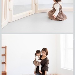 プレミアム ベビーサークル 「 suite スイート 」 大型マロンの画像