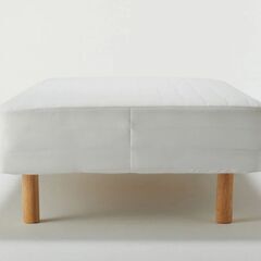 7428　脚付　無印良品　セミダブルマットレス　配達設置無料！の画像