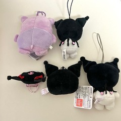 サンリオ クロミ バク　マスコット ホルダー ぬいぐるみ リング などの画像