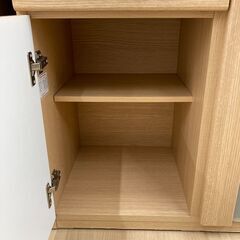 A-539★ジモティ割引あり★【リユースのサカイ野々市店】レンジボード 白/茶 ※クリーニング済みの画像