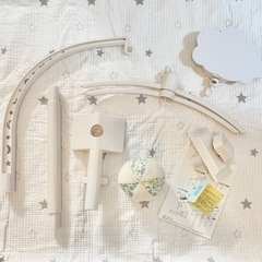 trousselier トラセリア ベッドメリー モーツァルトの子守唄　リバティブルーの画像