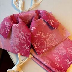 浴衣セット（ゆかた2枚・帯2つ・肌襦袢1）の画像