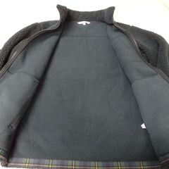 ( E-6 )UNIQLO JW ANDERSON ユニクロジェイダブリューアンダーソン ボアフリースフルジップブルゾン メンズ グリーン L 中古の画像