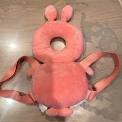 ベビーヘッドガード クッション　うさぎ ピンク 転倒防止クッション　ごっつん防止　の画像