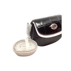 COACH コーチ　正規品　アメリカアウトレット仕入れ　チェーンウォレット　カードケース　ブラック　新品未使用の画像