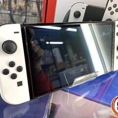 🐶「ジモティ見た」でドリンクプレゼント中‼🐶【超！美品/中古】任天堂　Switch　有機EL　付属品　外箱あり　の画像