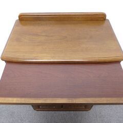 新札幌 / 木製 ファックス台 FAX台 電話台 収納家具 幅58.5×奥行32×高さ86cm /  No.3724の画像