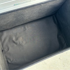 収納ができる折りたたみスツール フェイクレザー ブラック スツール 収納BOX 収納付き 収納スツール mw0810の画像