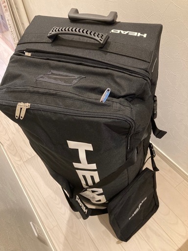 HEAD Monster Travel Bag Japan ブラック  タグ付き　訳あり　未使用品　ヘッド HEAD キャリー付きバッグ トラベル スキー 合宿 カバン 大型 スポーツ アウトドア ブラック