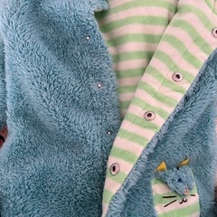 babyampersand ねこデザイン　カバーオール　80の画像