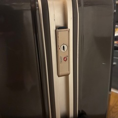 【引取早い方優先】スーツケース　破損ありの画像