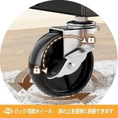 決まりました！【新品】ハンガーラック 2段 耐荷重80kg 洋服ラック キャスター付きの画像