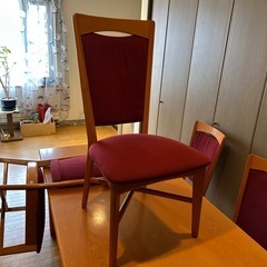 キツツキ飛騨産業ダイニングセットの画像