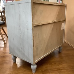 SHIRAI 白井産業 3段ローチェスト FRS-7070H　フレンチシャビー【トレファク 川越店】の画像