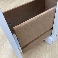 A-541★ジモティ割引あり★【リユースのサカイ野々市店】スリム食器棚 白 ※クリーニング済みの画像