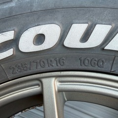 5ZIGEN BLACK-MAN G・I 16インチ5.5J +20 PCD139.7 2020年製 トーヨー オープンカントリー R/T 235/70R16 4本セットの画像