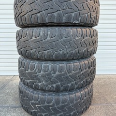 5ZIGEN BLACK-MAN G・I 16インチ5.5J +20 PCD139.7 2020年製 トーヨー オープンカントリー R/T 235/70R16 4本セットの画像