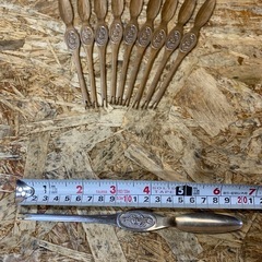 C(7676) カニスプーン 蟹用 20cm まとめて10個 江部松商事 EBM 飲食店 店舗用 厨房用品 業務用 中古品の画像