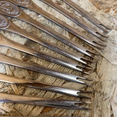 C(7676) カニスプーン 蟹用 20cm まとめて10個 江部松商事 EBM 飲食店 店舗用 厨房用品 業務用 中古品の画像