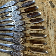 C(7676) カニスプーン 蟹用 20cm まとめて10個 江部松商事 EBM 飲食店 店舗用 厨房用品 業務用 中古品の画像