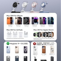 ワイヤレス　じゅうでんき充電器の画像