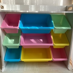 【アイリスオーヤマ】おもちゃ収納ラックの画像