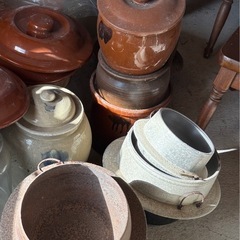 アンティーク　釜や壺などの画像