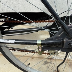 自転車　パンクあり　サビあり　鍵なしの画像