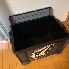 コンテナボックス　黒の画像