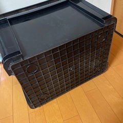 コンテナボックス　黒の画像
