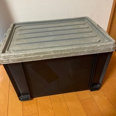 コンテナボックス　黒の画像