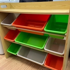 子供用収納ボックス　おもちゃ入れ　
の画像