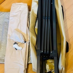 美品 SOUTHERNPORT　ワンタッチタープテント　2.5m×2.5m　美品　キャンプ　BBQの画像