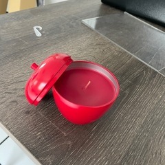 【無料】りんご型キャンドルの画像