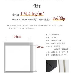 吸音パネルの画像