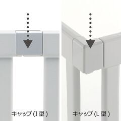 リッチェル パーテーションにも使えるベビーサークル8枚セット グレー の画像