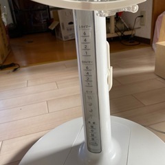 【お取引中】中古　扇風機　日立　HEF-80R ホワイト　リモコン付きの画像
