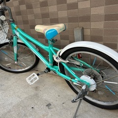 【引き取り限定】子ども用自転車 20インチ mintカラー 女の子向け／狛江市付近／3,000円 の画像