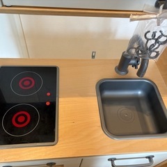 IKEA DUKTIG ドゥクティグおままごとキッチン&布製おもちゃの画像