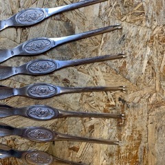 C(7677) カニスプーン 蟹用 20cm まとめて7個 江部松商事 EBM 飲食店 店舗用 厨房用品 業務用 中古品の画像