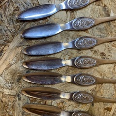 C(7677) カニスプーン 蟹用 20cm まとめて7個 江部松商事 EBM 飲食店 店舗用 厨房用品 業務用 中古品の画像