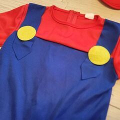 マリオ コスチューム 帽子付き ハロウィン コスプレ 110 120 USJの画像