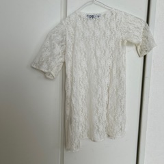 白レース羽織り👧🏻90の画像