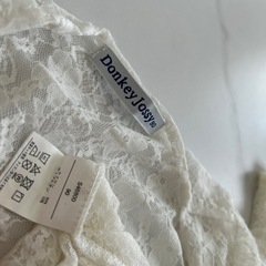 白レース羽織り👧🏻90の画像