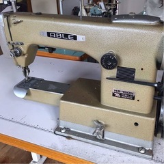 ABLE HB-150N 工業用上下送り腕ミシン★ 三菱100vサーボモーターXL-554-10付きの画像