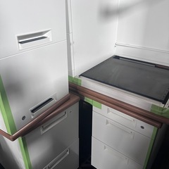 片袖机2台、脇机3台の画像